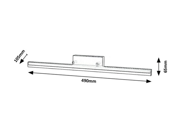 Rabalux koupelnové svítidlo Evan LED 12W IP44 2166