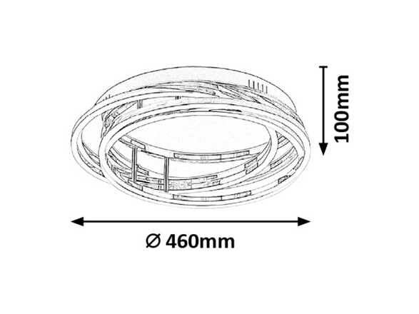 Rabalux stropní svítidlo Selena LED 40W DIM 2183