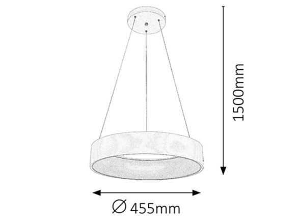 Rabalux závěsné svítidlo Adeline LED 26W 2509