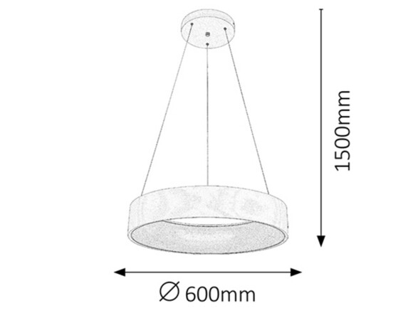 Rabalux závěsné svítidlo Adeline LED 36W 2510