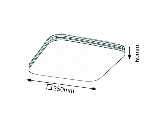 Rabalux stropní svítidlo Oscar LED 18W 3346