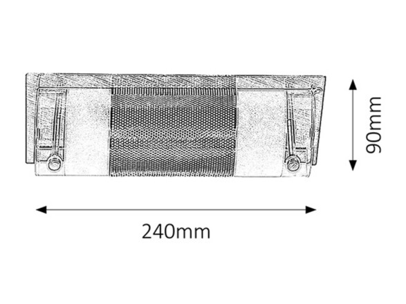 Rabalux nástěnné svítidlo Periodic E14 1x MAX 40W chromová 5800