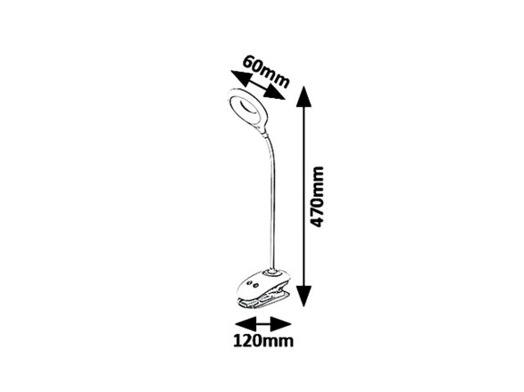 Rabalux stolní lampa Harris LED 4W DIM 6448