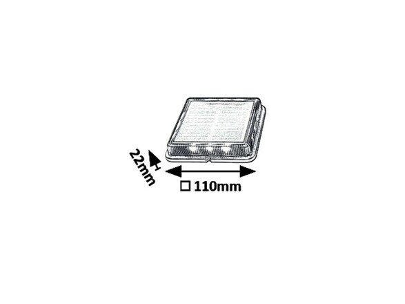 Rabalux solární svítidlo Bilbao DC 3,2V LED 0,2W černá IP67 8104