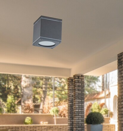 Rabalux venkovní stropní svítidlo Akron GU10 1x MAX 35W antracitová IP54 8149