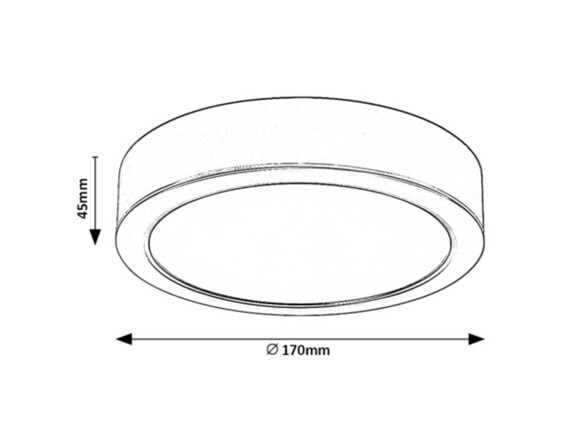 Rabalux stropní svítidlo Shaun LED 17W 2687