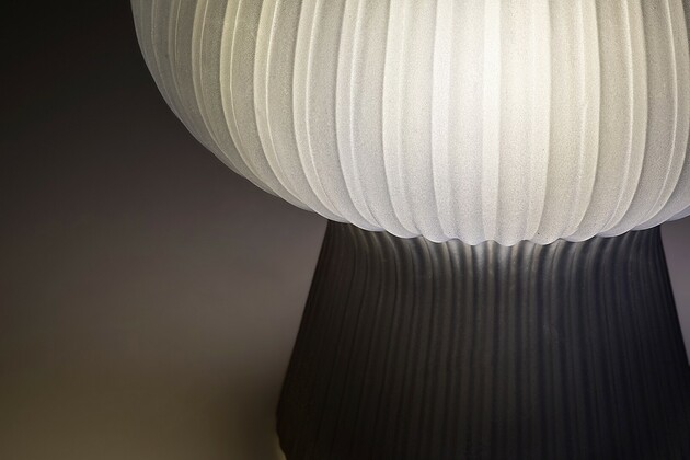 Rabalux stolní lampa Vinelle E14 1x MAX 60W kouřové sklo 74024