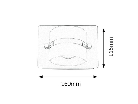 Rabalux koupelnové svítidlo Tony LED 5W IP44 5489