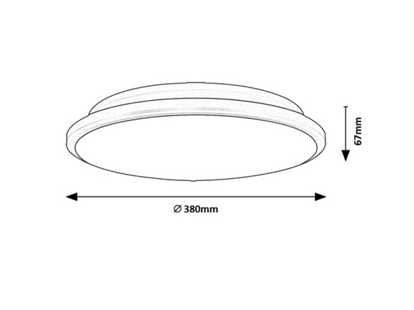 Rabalux stropní svítidlo Engon LED 24W 71129