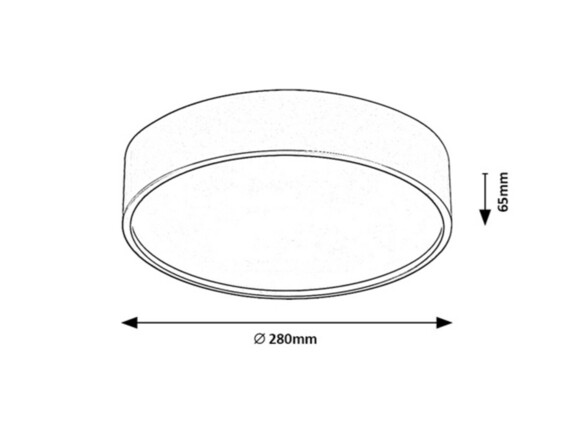 Rabalux stropní svítidlo Larcia LED 18W IP44 75010