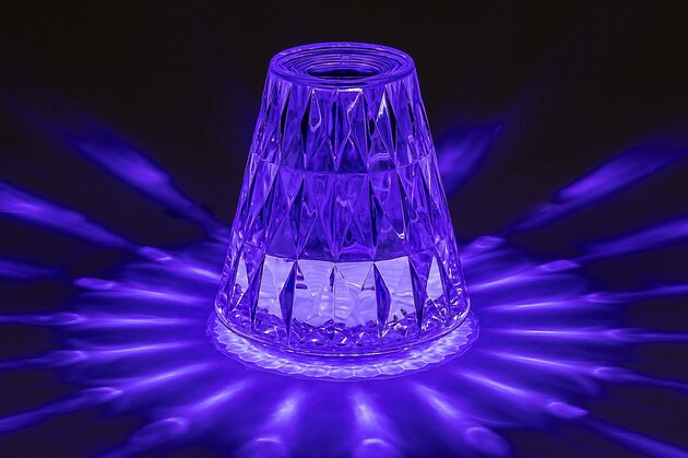 Rabalux stolní lampa Siggy LED 2W průhledná RGB 76004