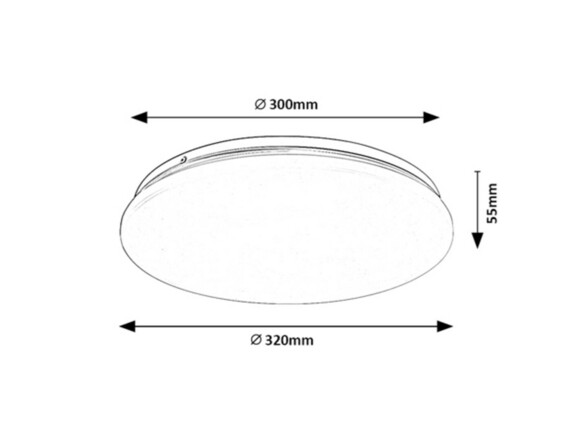 Rabalux stropní svítidlo Vendel LED 18W 71102