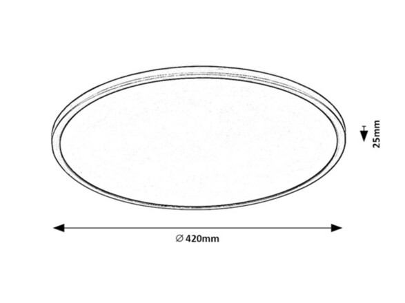 Rabalux stropní svítidlo Ezio LED 22W DIM 71157