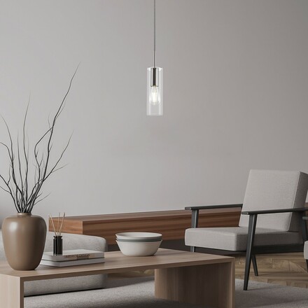 Rabalux závěsné svítidlo Esta E27 1x MAX 40W chromová 72048