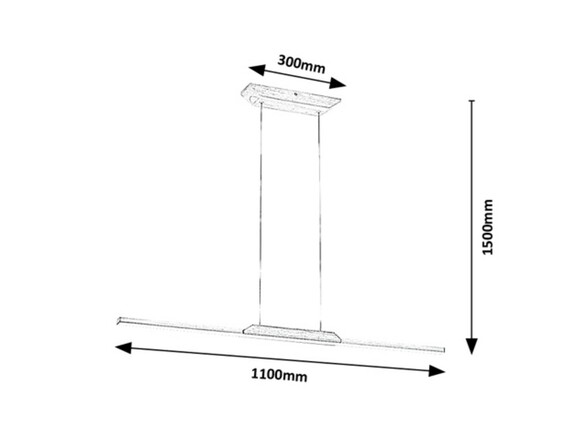 Rabalux závěsné svítidlo Tamur LED 26W 72084