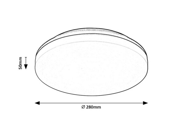 Rabalux venkovní stropní svítidlo Pernik LED 24W IP54 7265