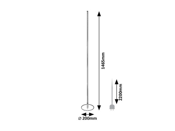 Rabalux stojací lampa Luigi LED 18W DIM 74005