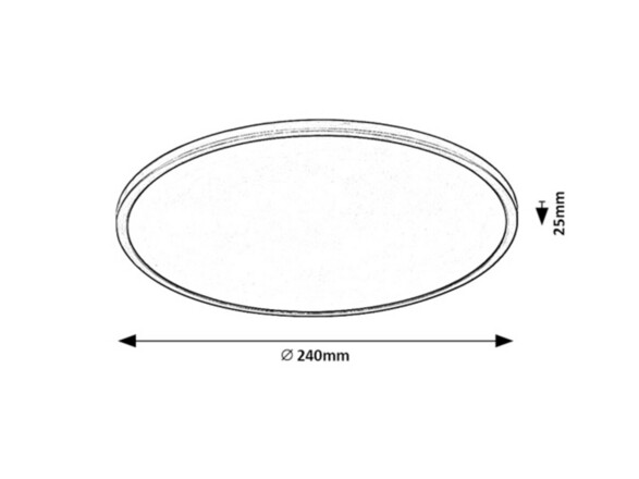 Rabalux stropní svítidlo Ezio LED 15W DIM 71155