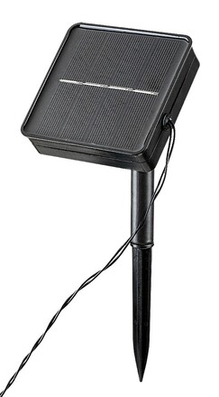 Rabalux venkovní solární svítidlo Wigry LED 0,06W černá IP44 77001
