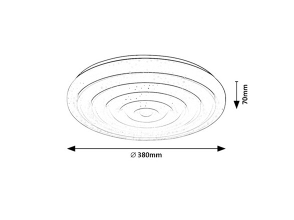 Rabalux stropní svítidlo Katina LED 24W 71017