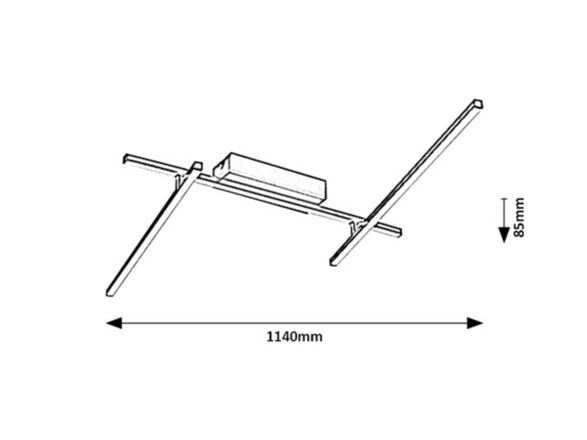 Rabalux stropní svítidlo Negan LED 24W 71019