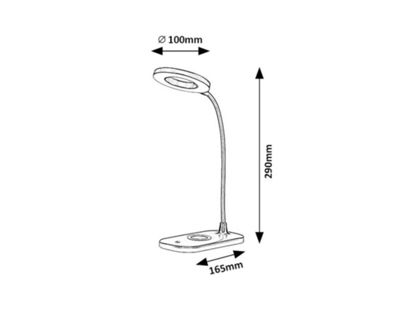 Rabalux stolní lampa Hardin LED 5W CCT DIM 74014