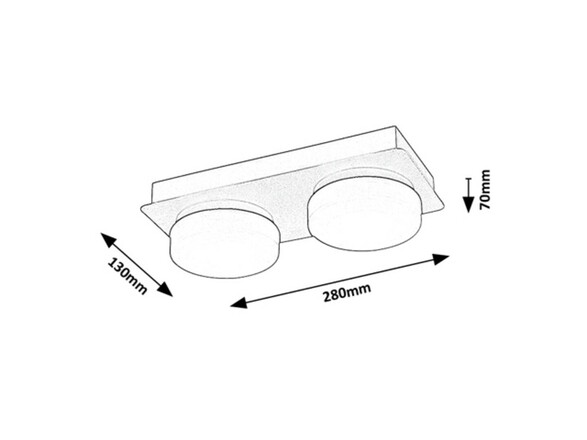 Rabalux koupelnové svítidlo Attichus LED 11W IP44 75002