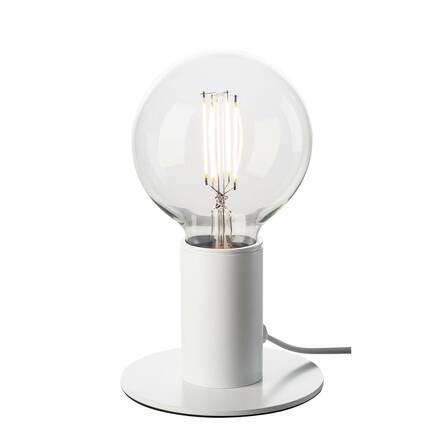 BIG WHITE Vnitřní stolní lampa FITU TL bílá, E27, max. 10W 1001677