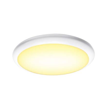 BIG WHITE RUBA 16 CW LED, venkovní nástěnné a stropní nástavbové svítidlo, bílá, IP65, 3000/4000K 1001910