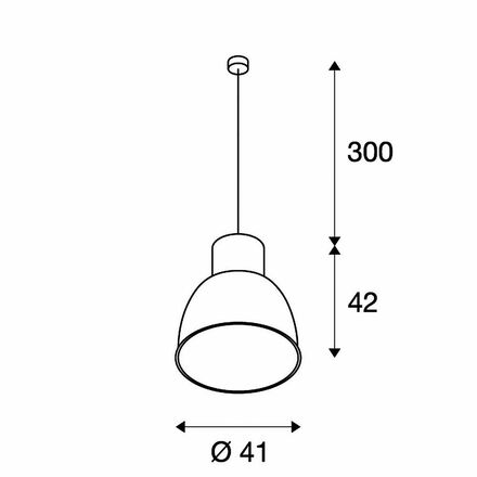 VÝPRODEJ VZORKU BIG WHITE PARA MULTI, závěsné svítidlo, LED, 4000K, stříbrošedé, vč. Philips DLMi modulu 27 W 165221