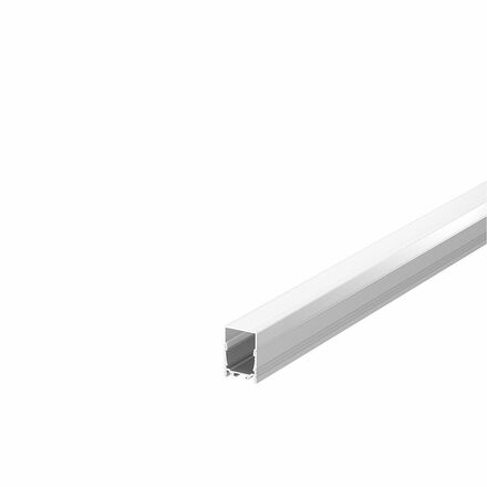 BIG WHITE GRAZIA 20, profil na stěnu, LED, standard, drážkovaný, 2m, hliník 1000511