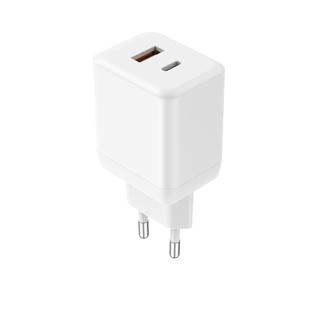 Solight 45W GaN fast charge USB-A + USB-C adaptér DC78