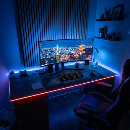 Solight LED SMD RGB pásek, sada s adpatérem, 3m, dálkové ovládání, 10W/m, multicolor WM59-RGB