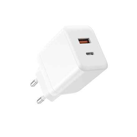 Solight 45W GaN fast charge USB-A + USB-C adaptér DC78