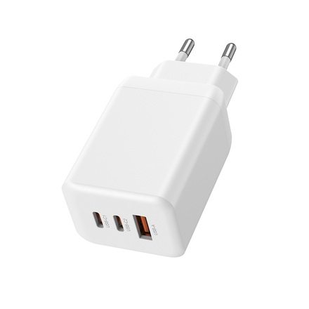 Solight 65W GaN fast charge USB-A + 2x USB-C adaptér DC79