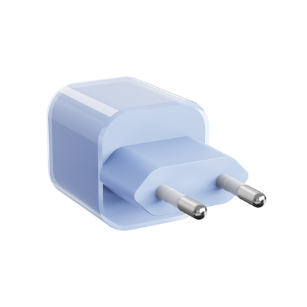 Solight 33W GaN fast charge USB-C adaptér, modrý DC74B