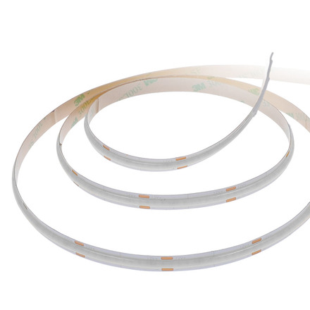 Solight LED COB pásek, 5m, 7W/m, 500lm/m, studená bílá, USB napájení, vypínač, 8mm WM62-CW