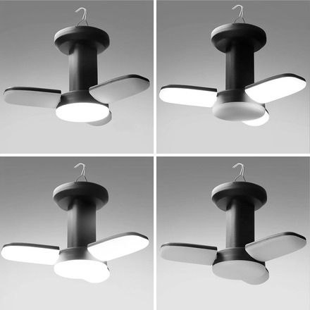 Solight LED nabíjecí kempingová lucerna, 400lm, Li-Ion, teplá bílá WN56