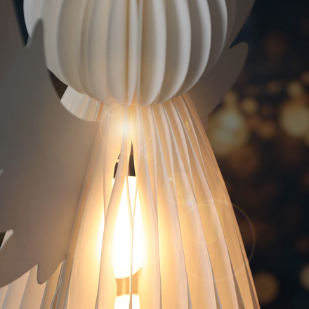 Solight anděl s LED osvětlením a časovačem, 37cm, 3xAA 1V309
