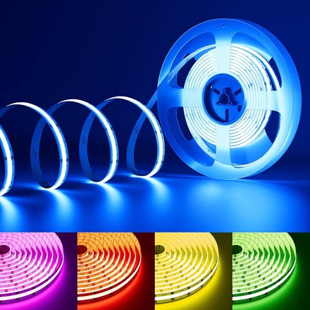 Solight LED SMD RGB pásek, sada s adpatérem, 3m, dálkové ovládání, 10W/m, multicolor WM59-RGB