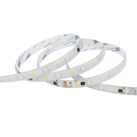 Solight LED světelný pás, RGB + 3CCT, 5m, sada s 24V adaptérem a dálk. ovladačem, 5W/m, IP65 WM60