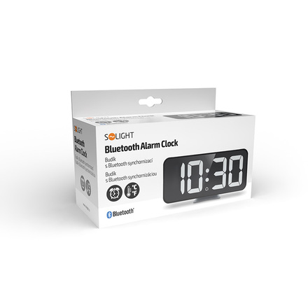 Solight digitální hodiny s bluetooth synchronizací CA08B-B