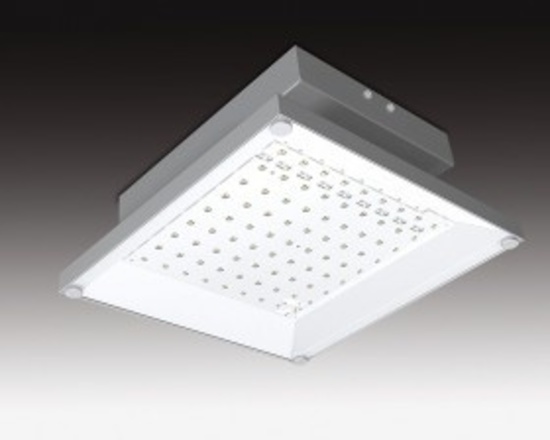 SEC Přisazené nouzové LED svítidlo pro vysoké stropy LED - C.ROTALUX2 230V AC/DC RAL9006, MidPower LED, 3900 lm, barva šedá, neadresovatelný CBS 165-B-102-00-02-SP