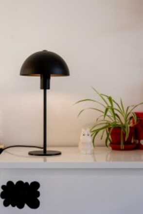 Sessak Stylová kovová stolní lampa Valentin - pr. 200 x 400 mm, 40 W, černá SE VALPM
