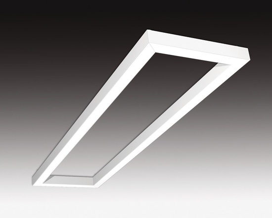 SEC Stropní nebo závěsné LED svítidlo s přímým osvětlením WEGA-FRAME2-DA-DIM-DALI, 50 W, eloxovaný AL, 886 x 330 x 50 mm, 4000 K, 6640 lm 322-B-106-01-00-SP