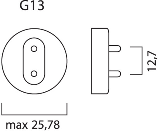 Sylvania F25W 30P 830 G13 5410288008769