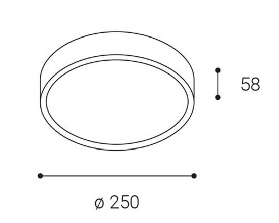 LED2 1234251 MIRA 25, W 9-18W 3CCT 3000K/4000K/5700K