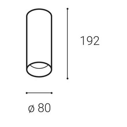 LED2 1251431 LUKY,  10-20 3000K STROPNÍ BÍLÉ