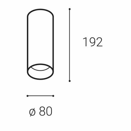 LED2 1251433DT LUKY, B DIM 15W 3000K stropní černé