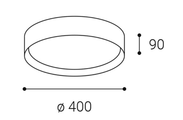 LED2 1272051 MILA 40,  30 2CCT 3000K/4000K STROPNÍ BÍLÉ